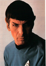 Spock nagykvet (Leonard Nimoy) az eredeti Strak Trek sorozatbl