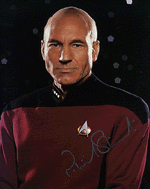 Jean-Luc Picard kapitny (Patrick Stewart) a Star
Trek: The Next Generation cm sorozatbl