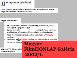 Magyar FilmHONLAP Galria 2002/I.