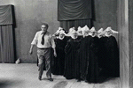 Fellini Casanovjnak egyik jelenete, nyakkendben maga a rendez lthat
